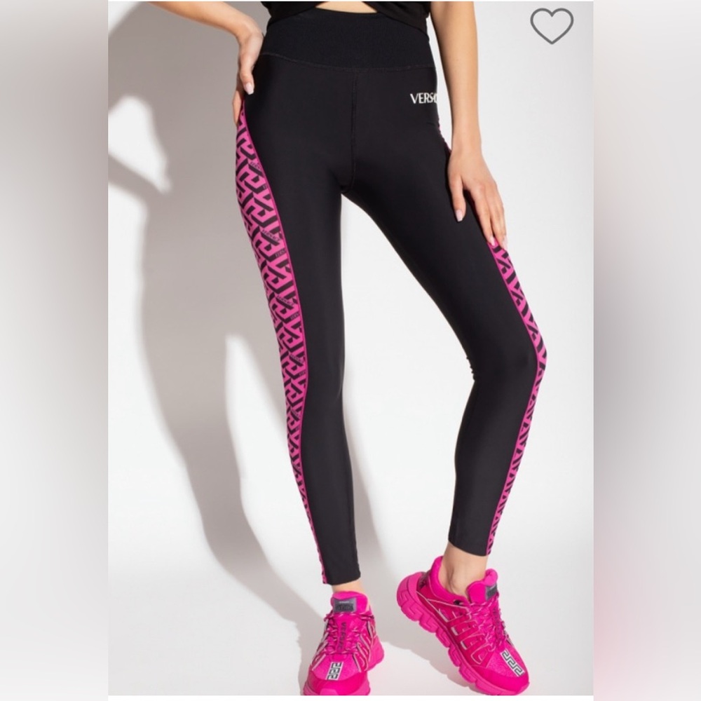 Authentic Versace La Greca Pattern Workout Set Wi… - image 4